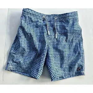 johnnie-O Kids Mallon Jr. Half Elastic Surf Shorts Lake Size 8